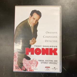 Monk - Kausi 1 3DVD (VG/M-) -tv-sarja-